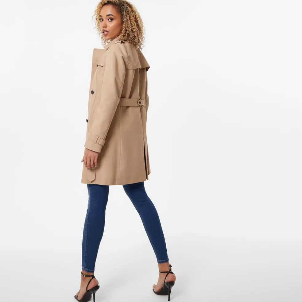 Jack Wills Classic Trench Coat in Beige