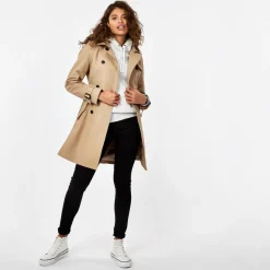 Jack Wills Classic Trench Coat in Beige