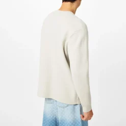 Jack Wills Crew Neck Logo Regular Fit Sweater in Beige