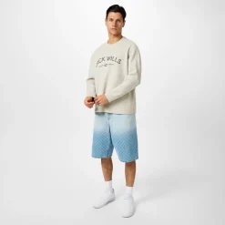 Jack Wills Crew Neck Logo Regular Fit Sweater in Beige