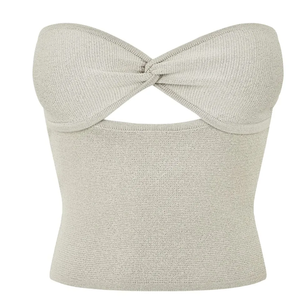 Jack Wills Front Bandeau in Neutral