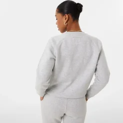 Jack Wills Hunston Graphic Crew Neck Sweatshirt in Grey