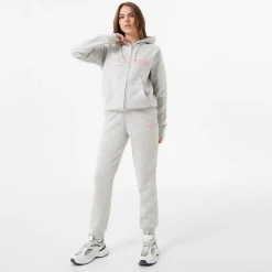 Jack Wills Hunston Logo Zip Hoodie in Grey