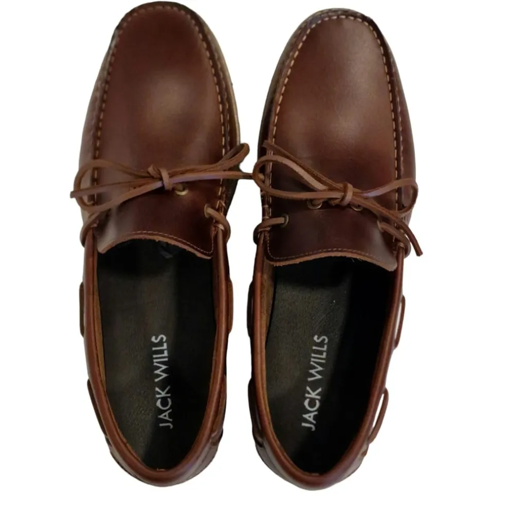 Jack Wills Jonnhy Loafers in Red