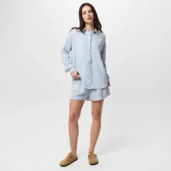 Jack Wills Linen Shorts in Blue