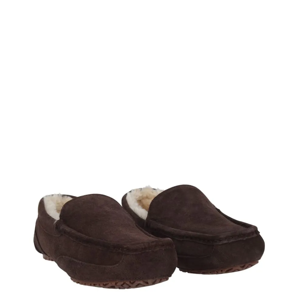 Jack Wills Moccasin Slippers in Brown