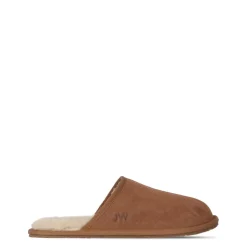 Jack Wills Mule Slippers in Brown