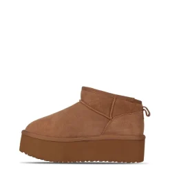 Jack Wills Platform Snug Boots in Brown