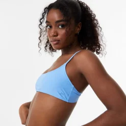 Jack Wills Scoop Bikini Top in Blue