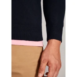 Jack Wills Seabourne Crew Neck Logo Jumper in Blue