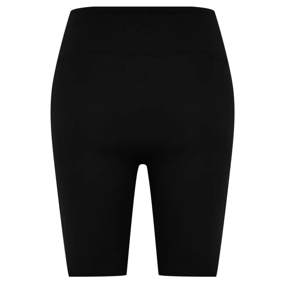 Jack Wills Second Skin Biking Slim Fit Shorts in Black