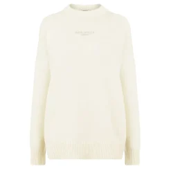 Jack Wills Speckled Knit Sweater in White