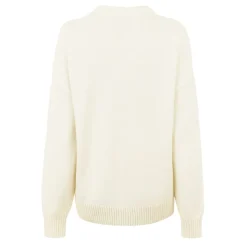 Jack Wills Speckled Knit Sweater in White