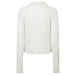 Jack Wills Tinsbury Crew Neck Long Sleeve Sweater in White