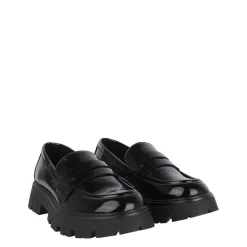 Jack Wills Track Sole Loafers in Black