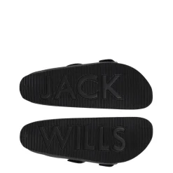 Jack Wills Two Strap Sandals in Black