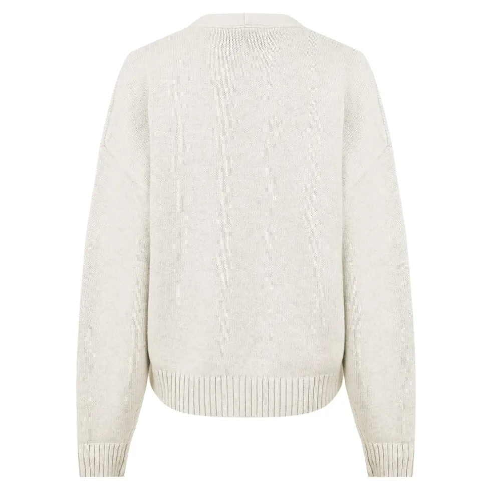 Jack Wills V-Neck Sweater in Grey