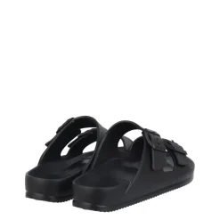 Jack Wills Womens Two Strap Sandals in Black