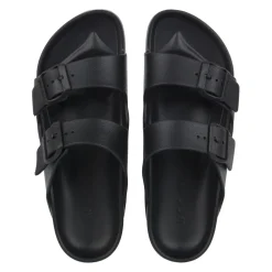 Jack Wills Womens Two Strap Sandals in Black