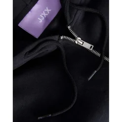 JJXX Abbie Ls Z Hoody in Black