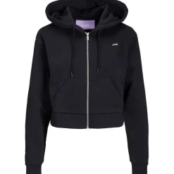 JJXX Abbie Ls Z Hoody in Black