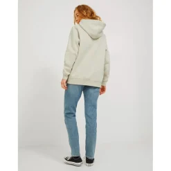 JJXX Hooded Long Sleeve Sweatshirt in Cream
