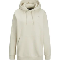 JJXX Hooded Long Sleeve Sweatshirt in Cream