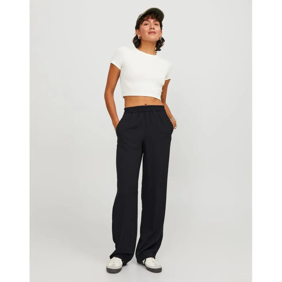 JJXX Poppy High Waist Pants in Black