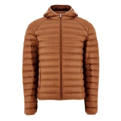 JOTT Nico Lightweight Puffer Jacket in Brown