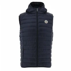 JOTT Pat Hooded Down Gilet in Navy