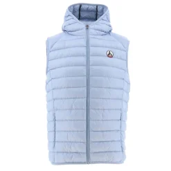 JOTT Pat Hooded Down Gilet in Blue