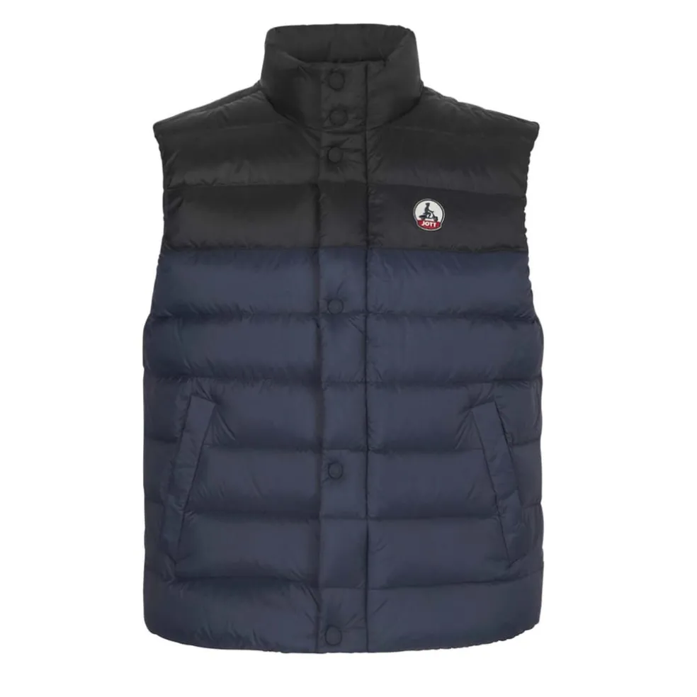 JOTT Thomas Two-Tone Winter Gilet in Navy