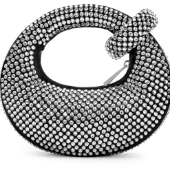 JW Pei P Abacus Hobo Handbag with Detachable Strap in Silver