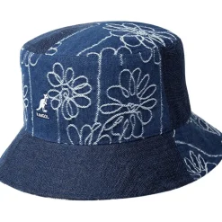 Kangol Denim Mash Up Bucket Hat in Blue