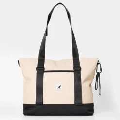 Kangol Weekend Tote with Detachable Strap in Beige
