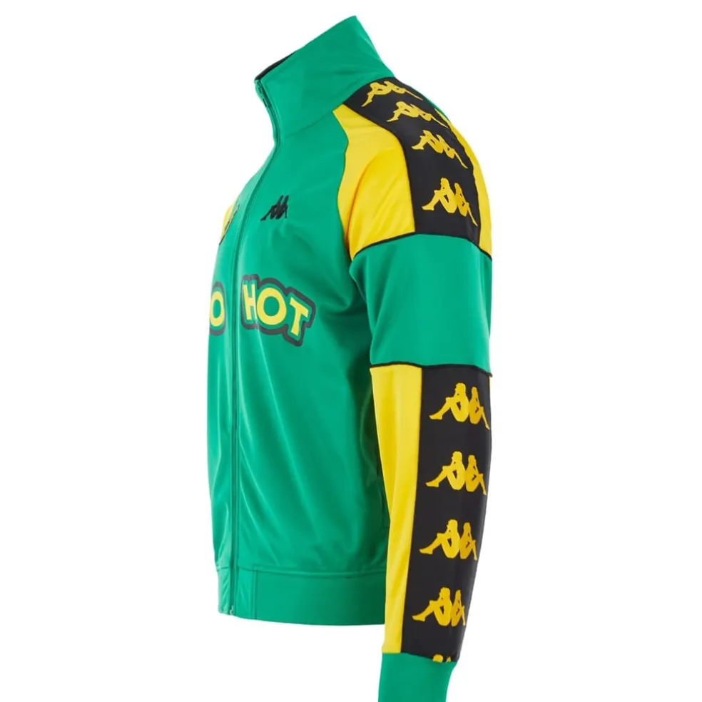 Kappa Banda Tracksuit Zip up in Green