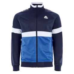 Kappa High Neck Athletic Sweatshirt in Blue