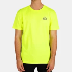 Kappa Mens Quick Dry T-Shirt in Yellow