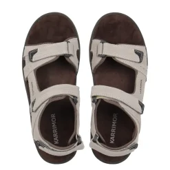 Karrimor Mens Antibes Leather Walking Sandals in Beige