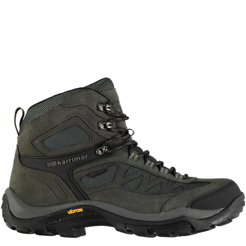 Karrimor Mens Aspen Mid Walking Boots in Grey