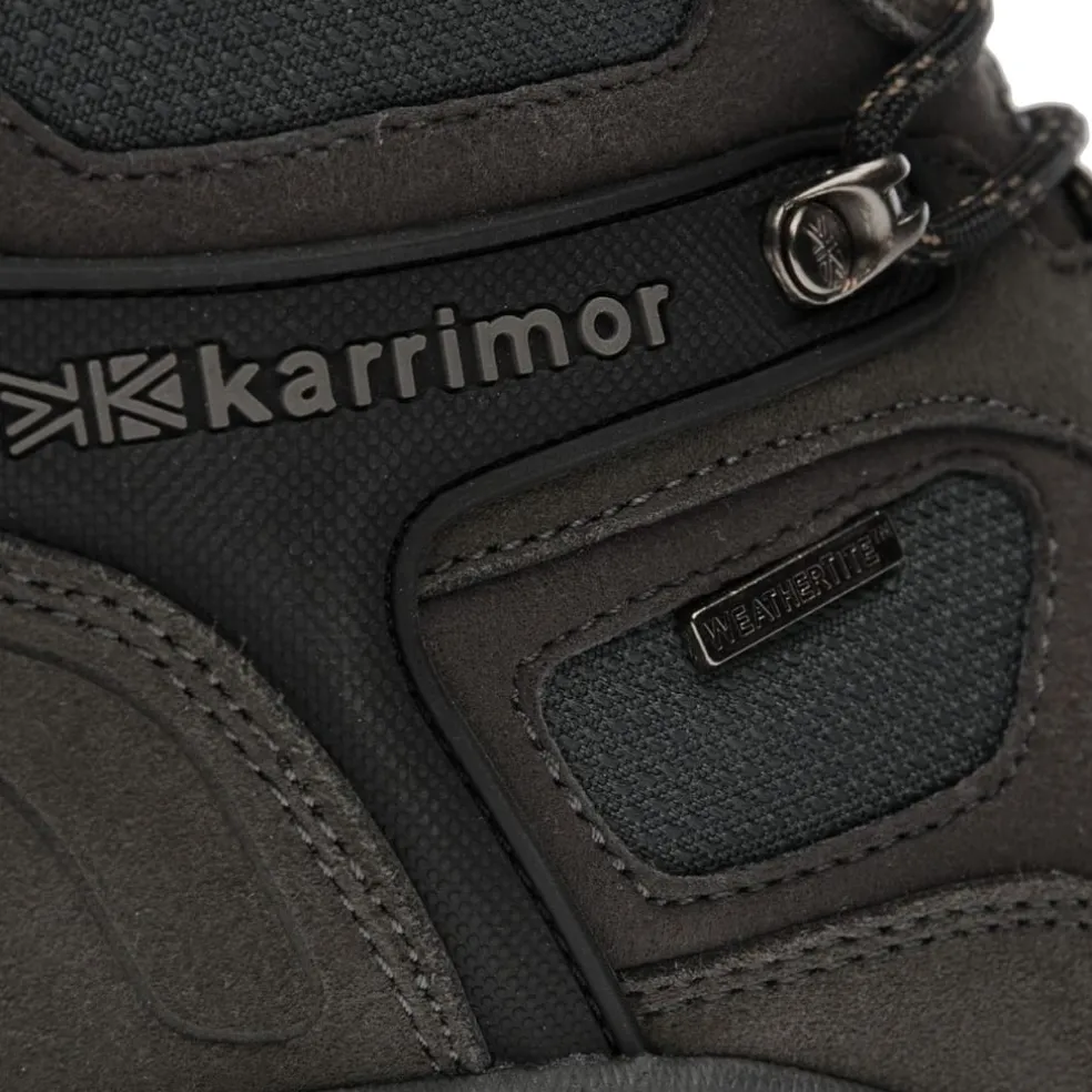 Karrimor Mens Aspen Mid Walking Boots in Grey