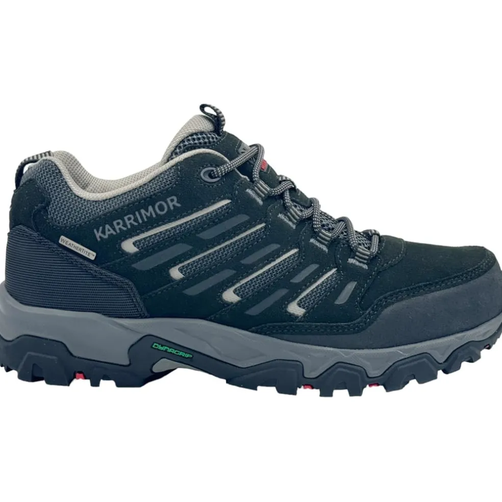 Karrimor Mens Mount Low Waterproof Walking Shoes in Black