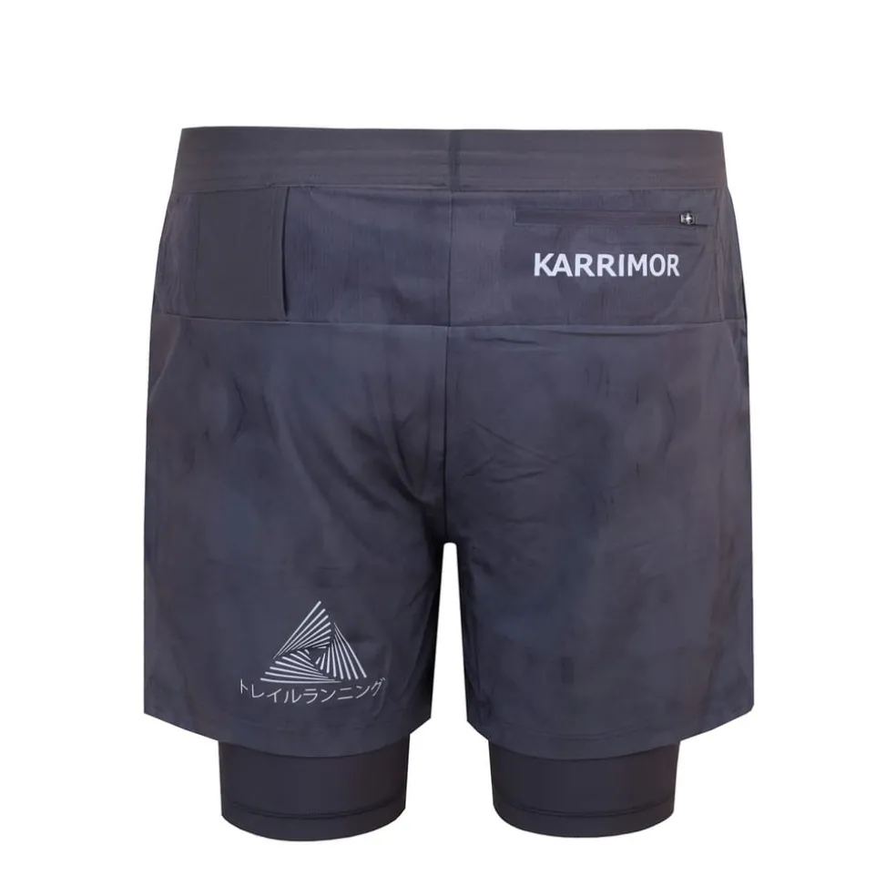 Karrimor Running Club Trail 2 In 1 Shorts in Black