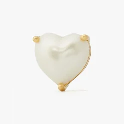 Kate Spade Heart Studs Ld10 in White
