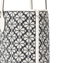 Kate Spade Jacquard Bleecker Large Tote Bag in Grey