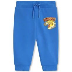 Kenzo Logo Regular Fit Joggers in Blue