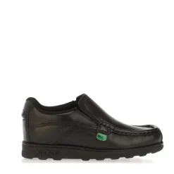 Kickers Children Boys Fragma Slip Shoe in Black