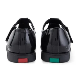 Kickers Fragma T Bar Junior Girls Shoes in Black