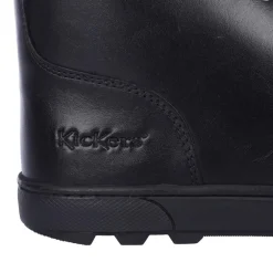 Kickers Junior Disley Hi Leather Boot in Black