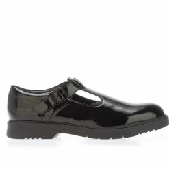 Kickers Junior Girls Finley T Bar Shoe in Black